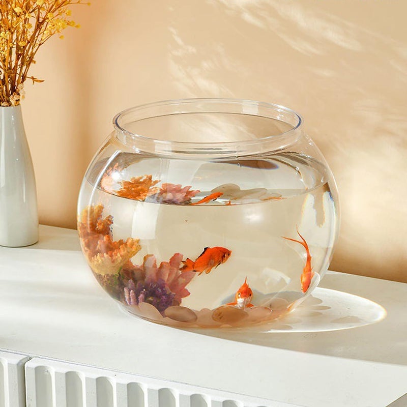 Newpol （Large Size） 3 Gallon Plastic Fish Bowl, Aquarium Fish Tank 11.5 Liters - Image 4